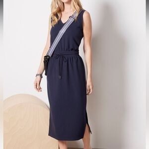 Evereve Kiara Dress - size M - Navy